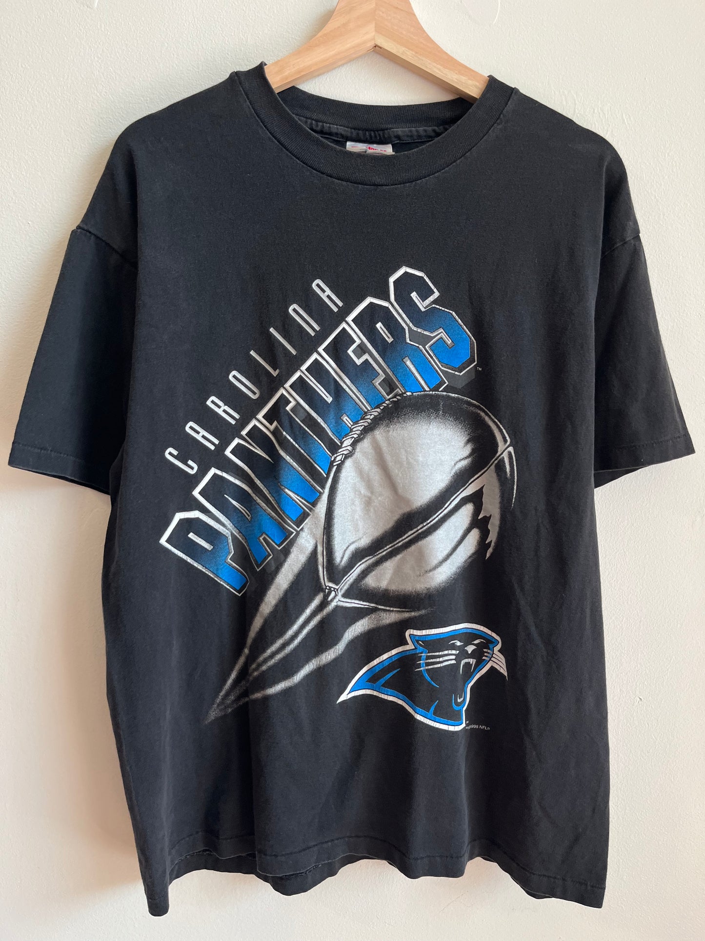 1995 Carolina Panthers 3D Spell Out Tee (L)