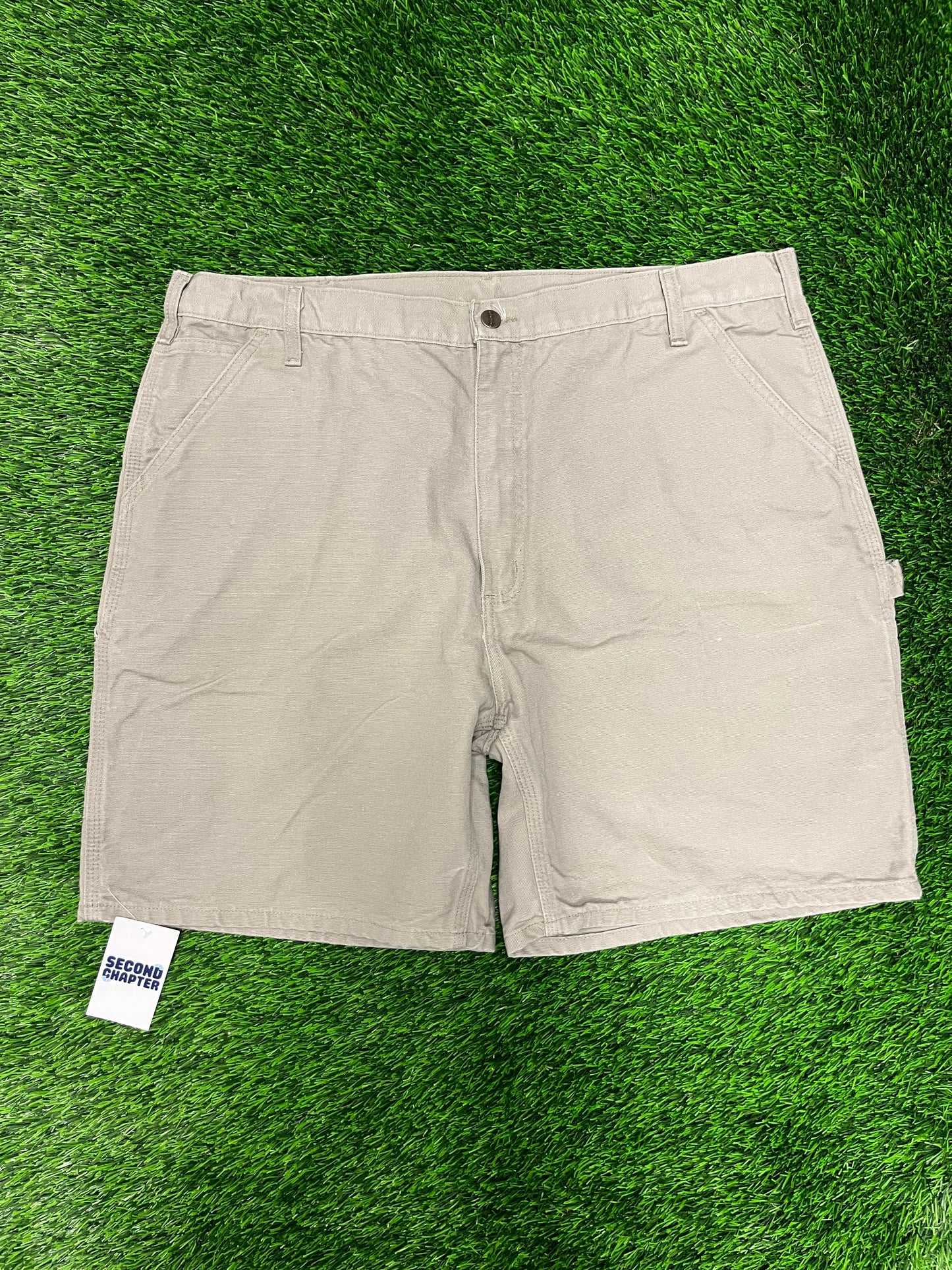 2007 Carhartt Beige Workwear Carpenter Shorts (42)