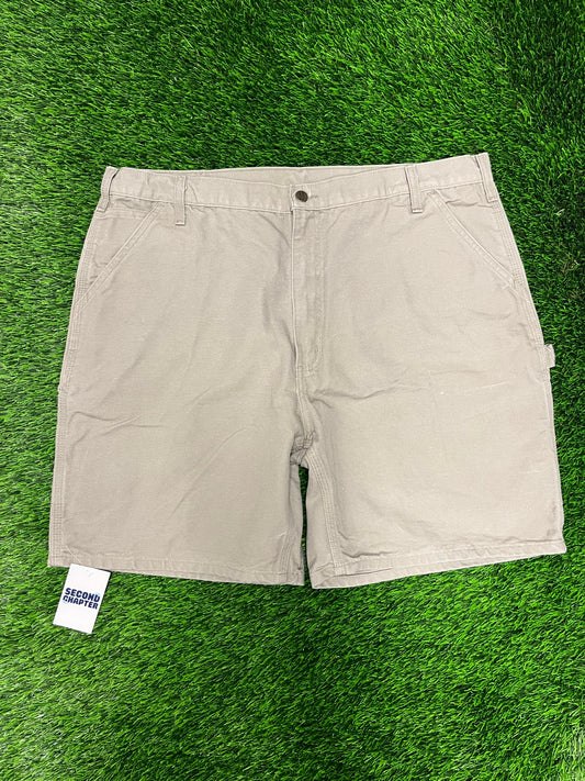 2007 Carhartt Beige Workwear Carpenter Shorts (42)