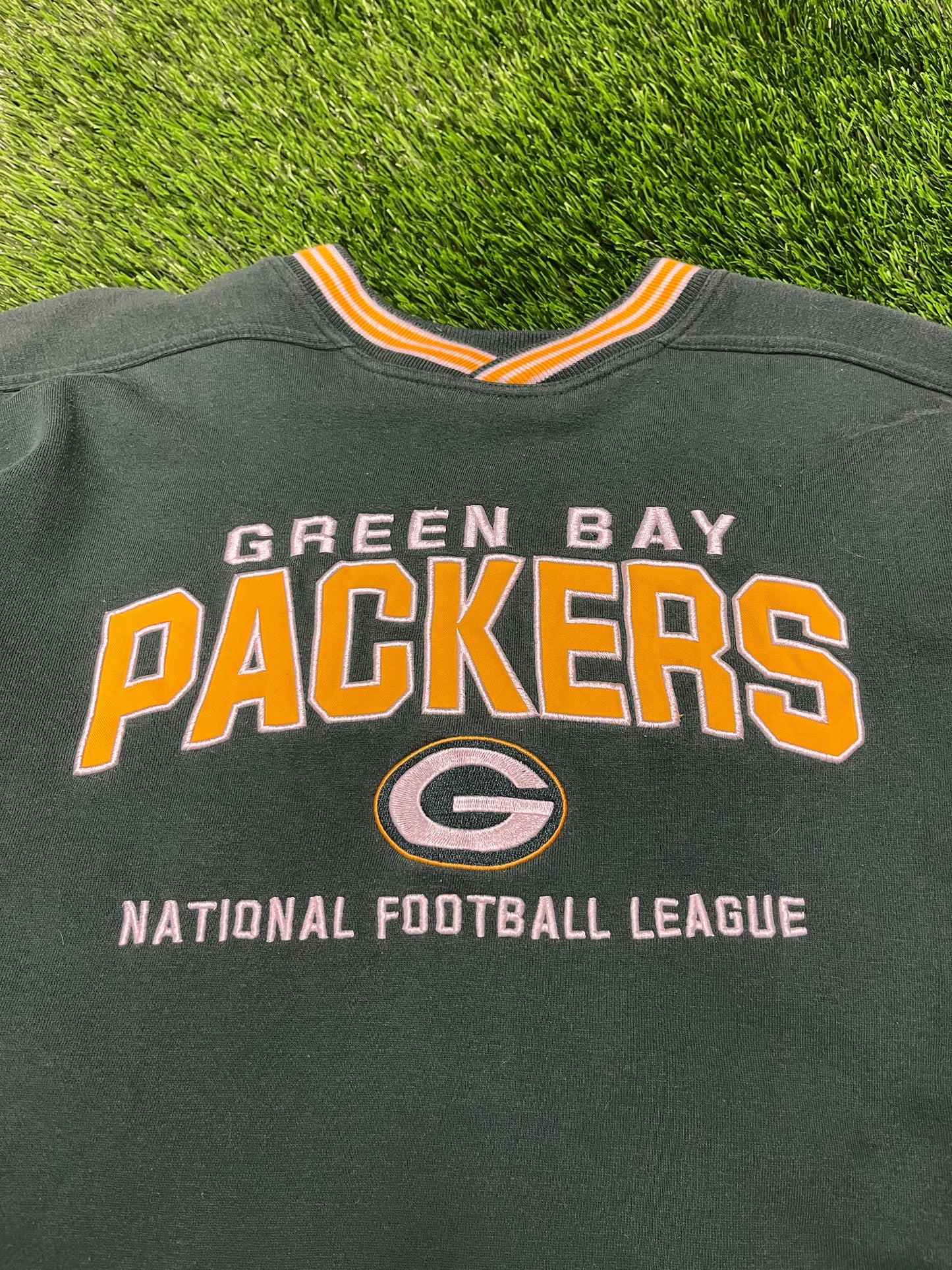 00s Green Bay Packers Lee Embroidered Crewneck (XL)