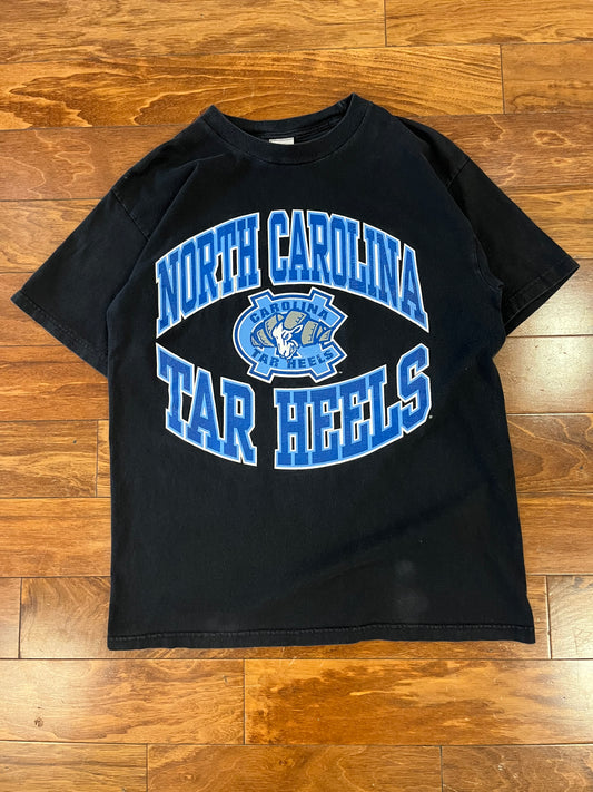 90s UNC Tar Heels Tru-Fan Black Tee (L)