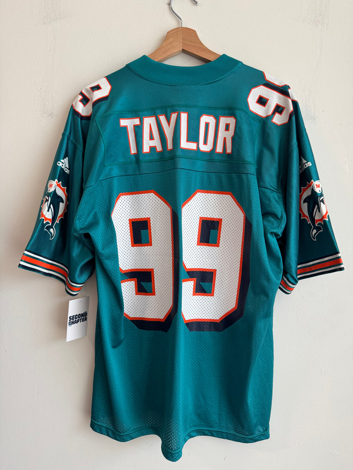 90s Miami Dolphins Jason Taylor Adidas Jersey (M)