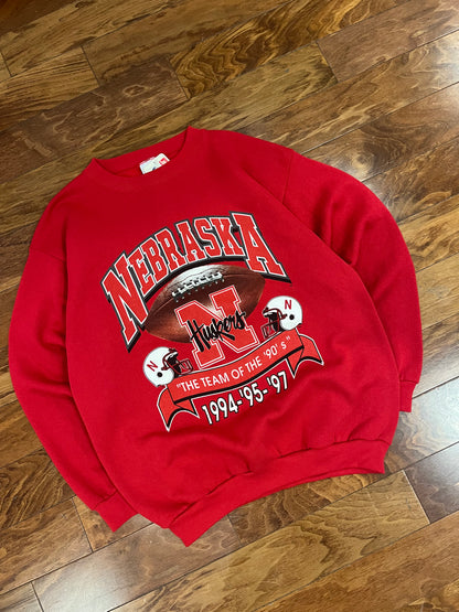 1997 Nebraska Huskers Vintage Deadstock Crewneck (XL)