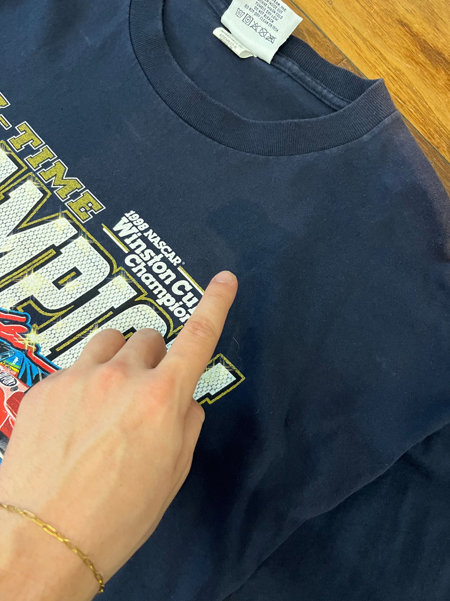 1998 Nascar Jeff Gordon 3x Champ Tee (XXL)