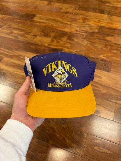 90s Minnesota Vikings Signatures Spell Out Hat (OS)