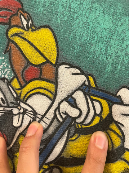 1994 Looney Tunes Bugs and Taz Rafting Tee (L)