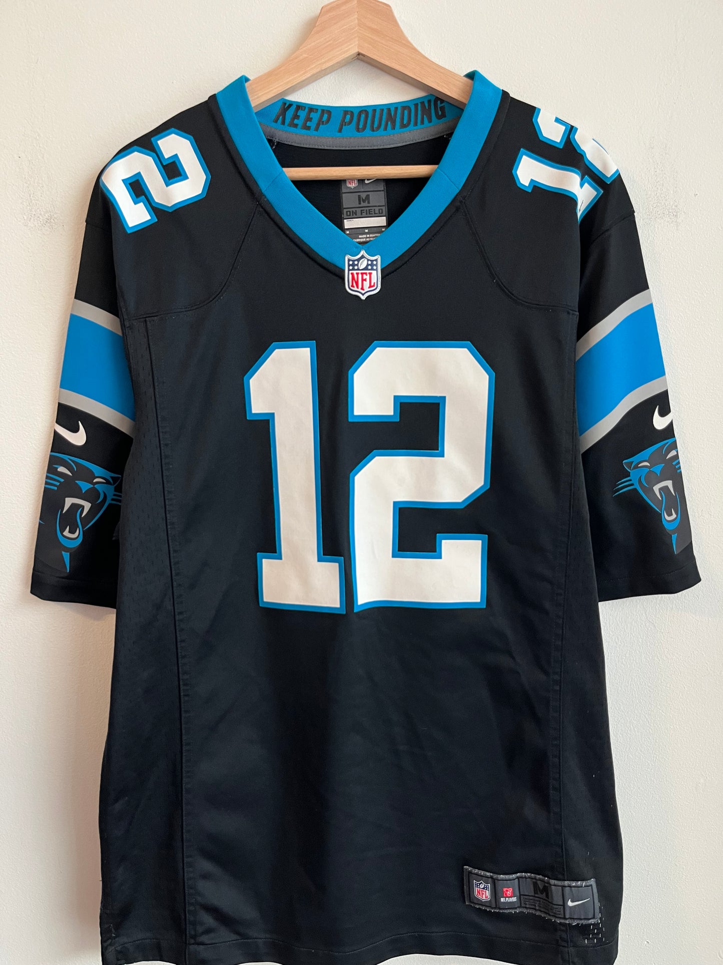 2010s Carolina Panthers DJ Moore #12 Nike Jersey (M)