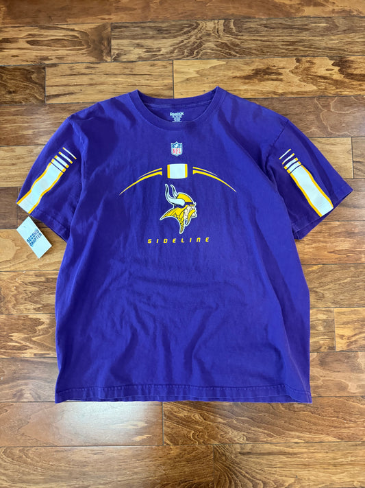 00s Minnesota Vikings Sideline Reebok Vintage Tee (XXL)