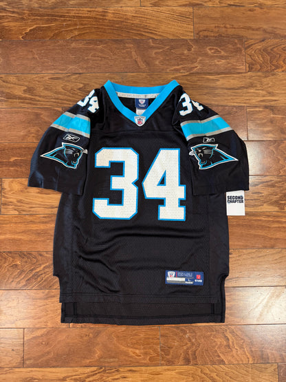 00s Carolina Panthers DeAngelo Williams Home Jersey (Youth L)