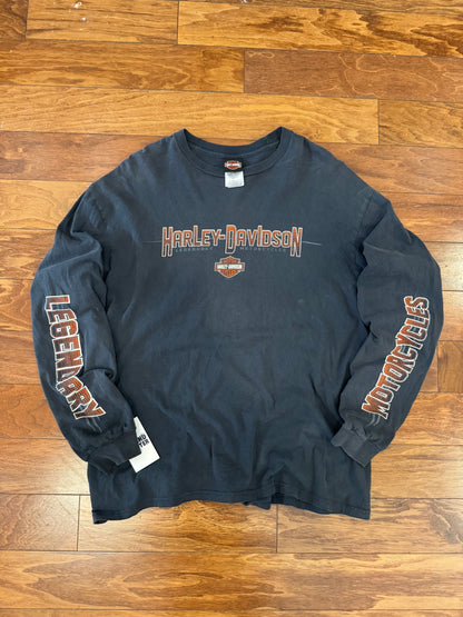 2014 Harley Davidson Ride To Live Long-Sleeve Shirt (XL)
