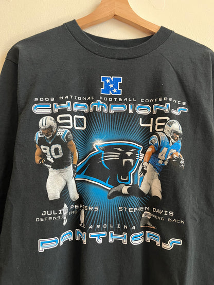 2003 Carolina Panthers Peppers & Davis Long Sleeve (M)