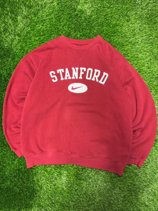 00s Stanford University Vintage Nike Center Swoosh Crewneck (XXL)