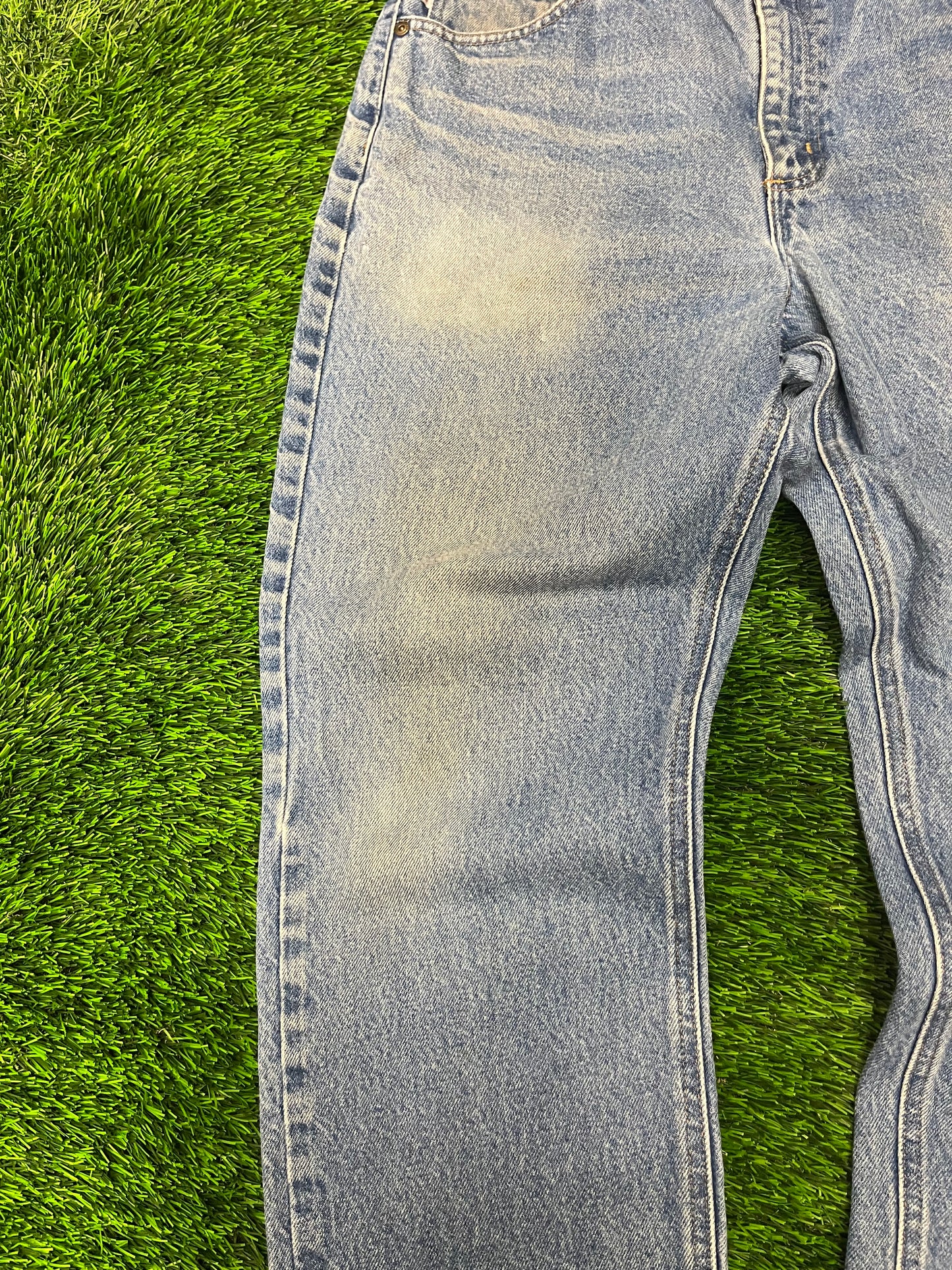 Carhartt Faded Mud Wash Blue Jeans (36 x 30)