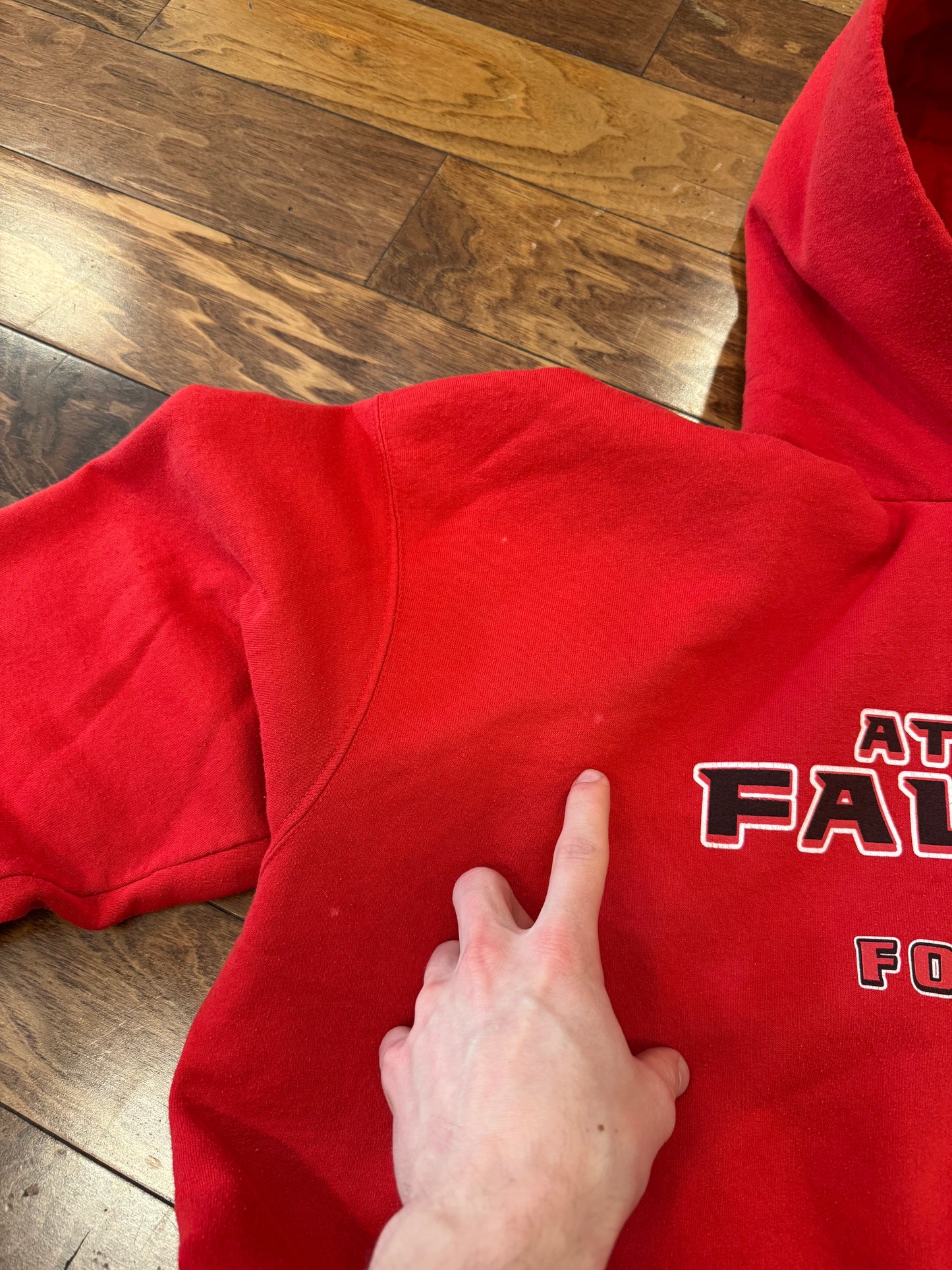 00s Atlanta Falcons Spell Out NFL Hoodie (XL)