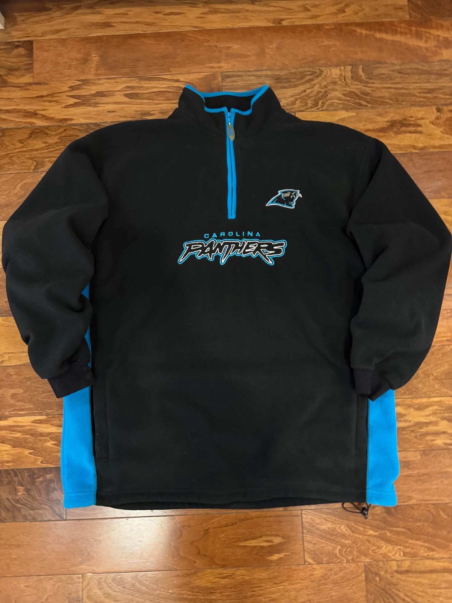 00s Carolina Panthers Quarter Zip Fleece Sweater (XL)