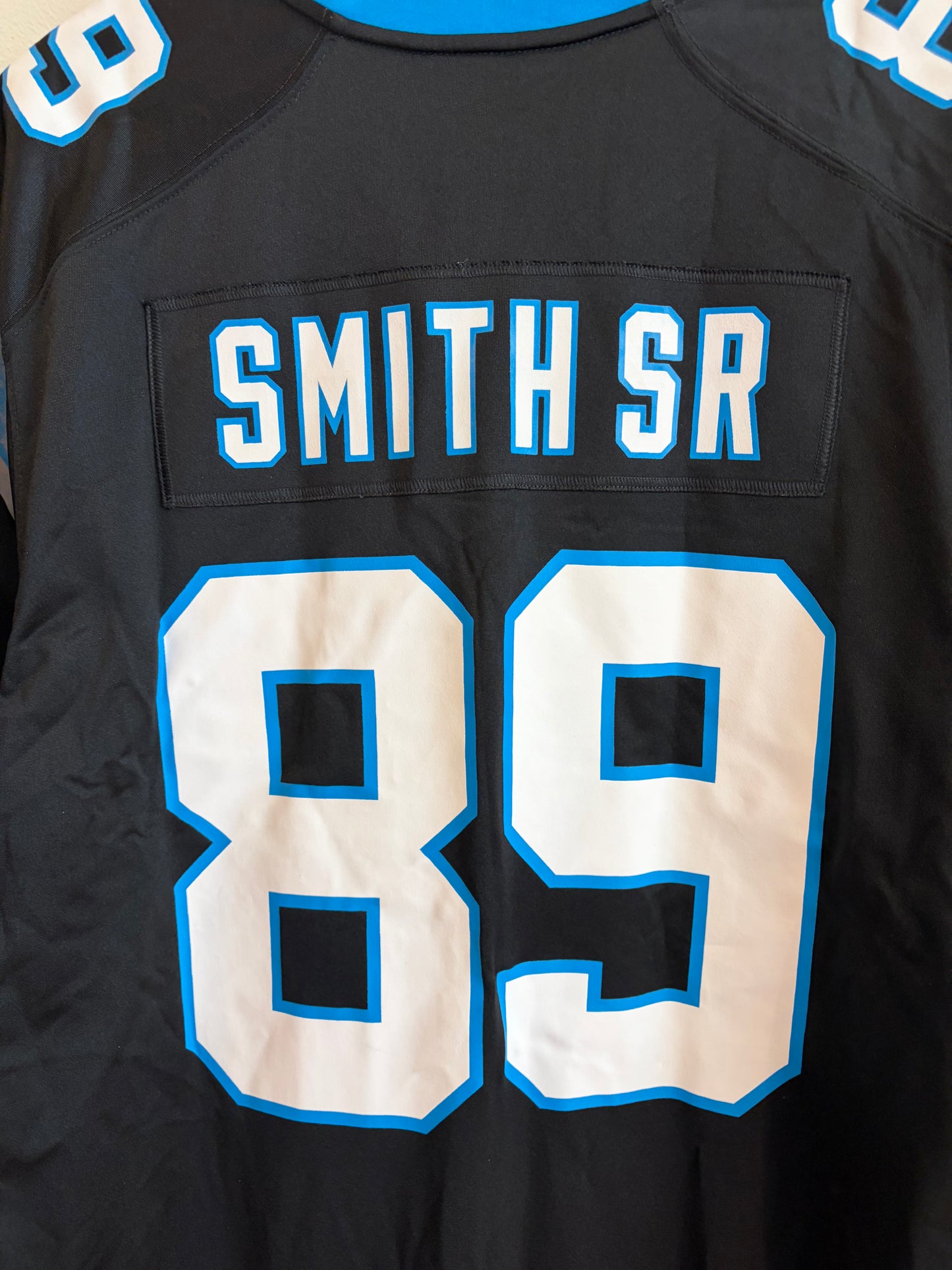 2023 Carolina Panthers Steve Smith Sr Flawed Jersey (XL)