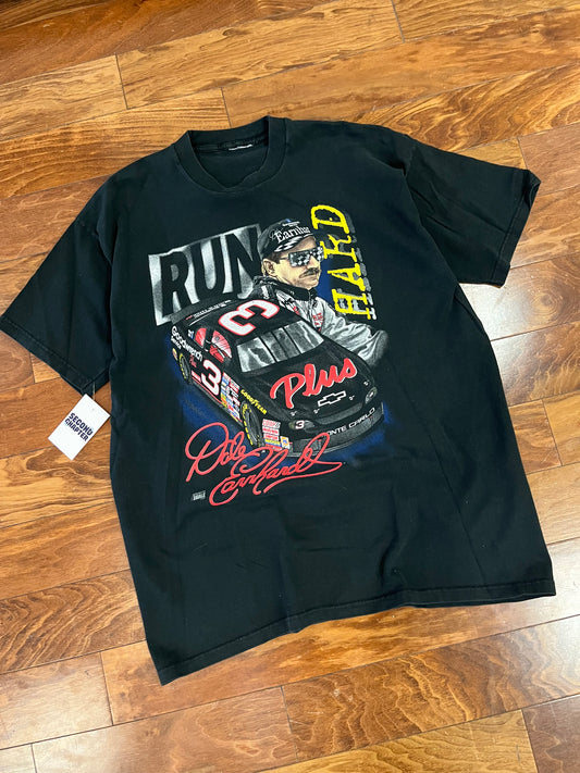 90s Dale Earnhardt "Run Hard" Nascar Tee (XXL)