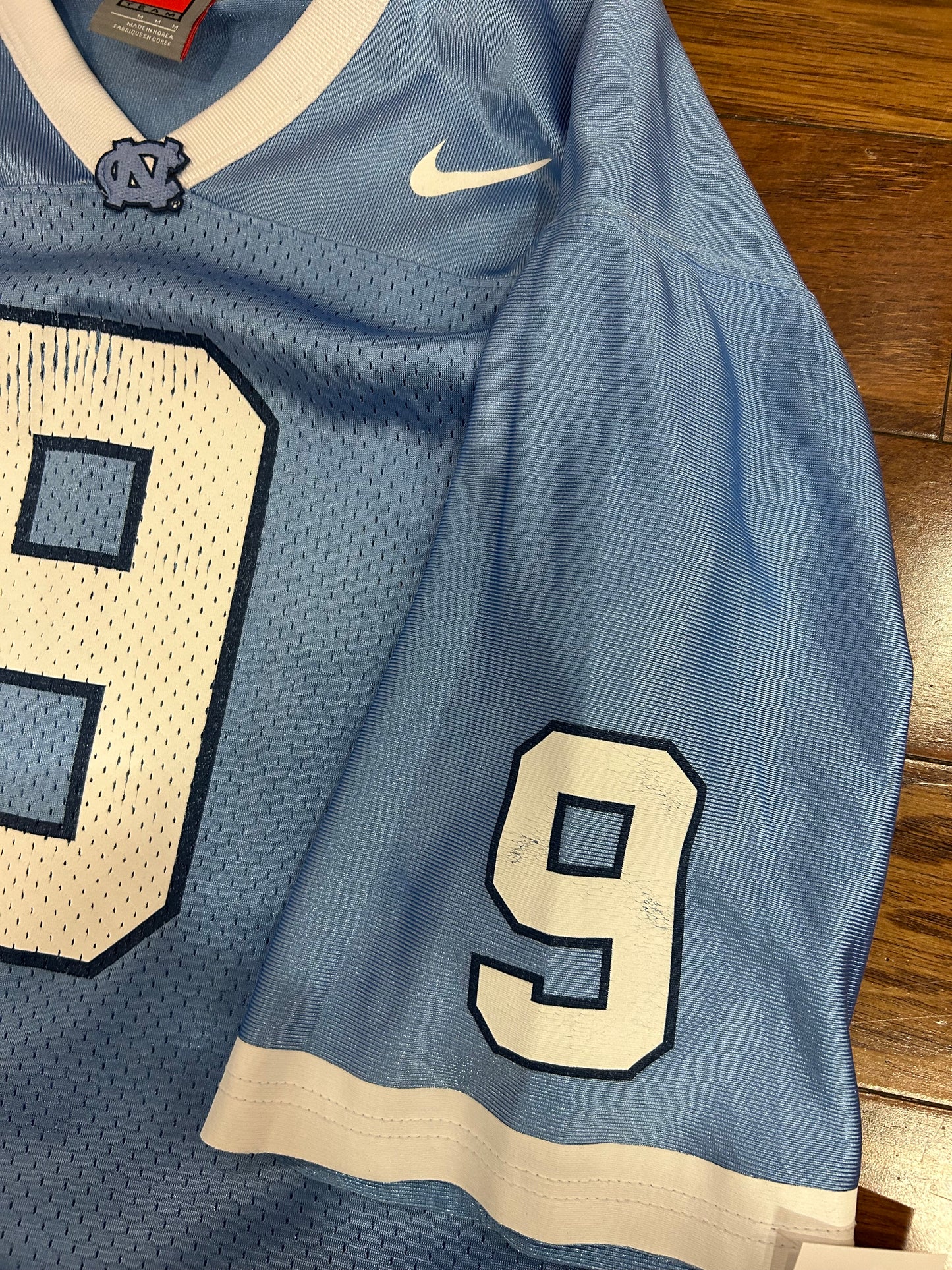 2007 UNC Nike #9 Football Jersey (M)
