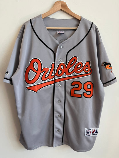 90s Baltimore Orioles Joe Carter Stitched MLB Jersey (XL)