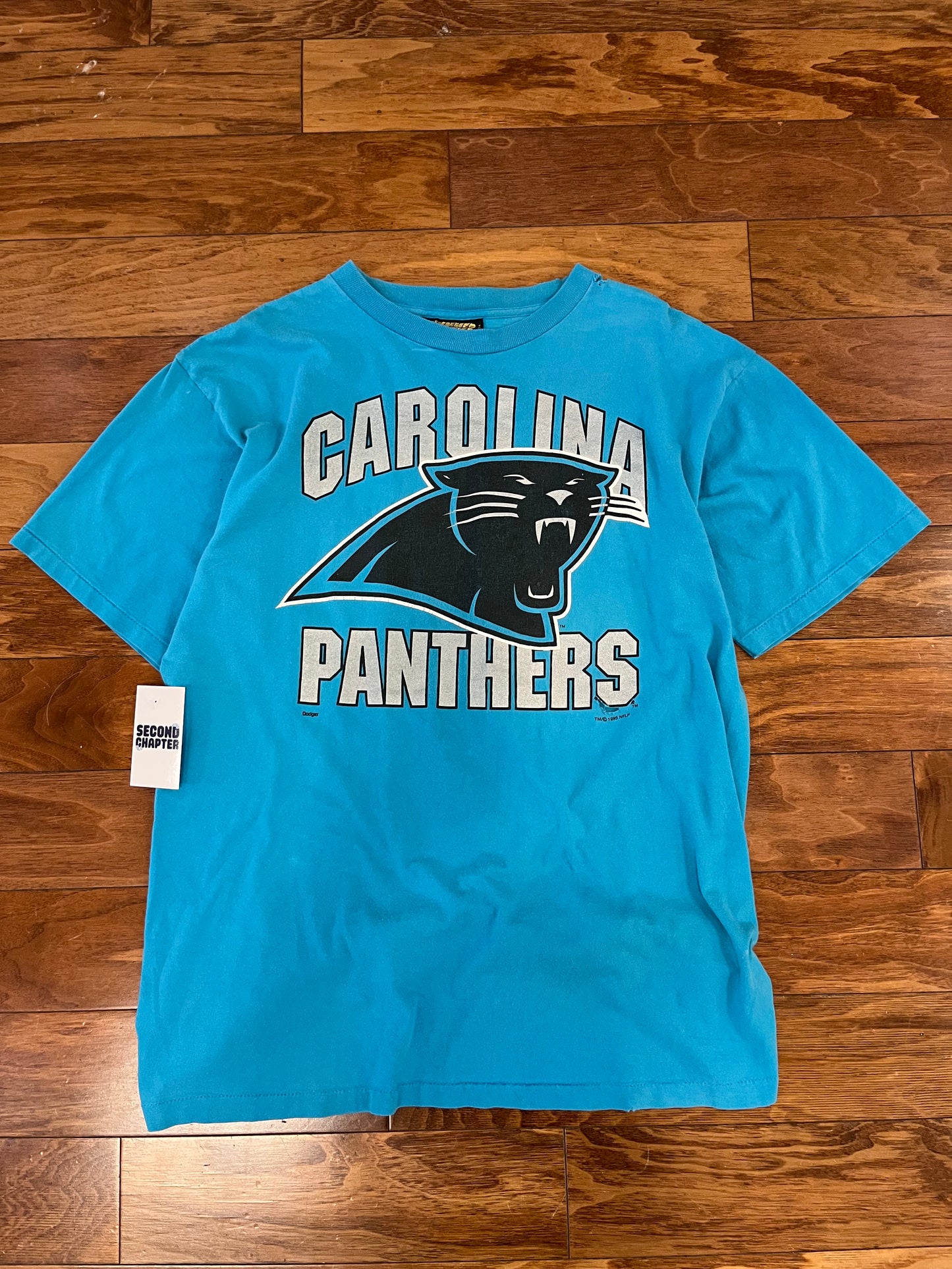 1995 Carolina Panthers Distressed Tee (XL)