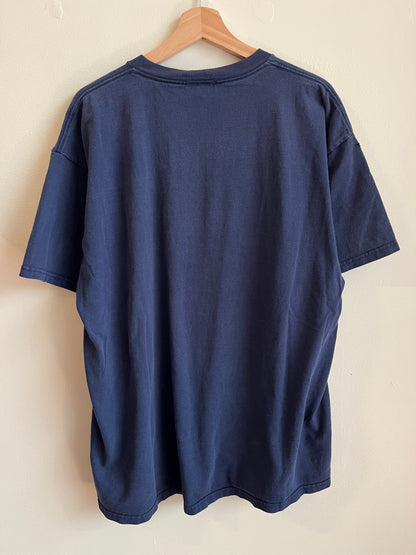 1997 Nike Town Navy Embroidered Tee (XL)