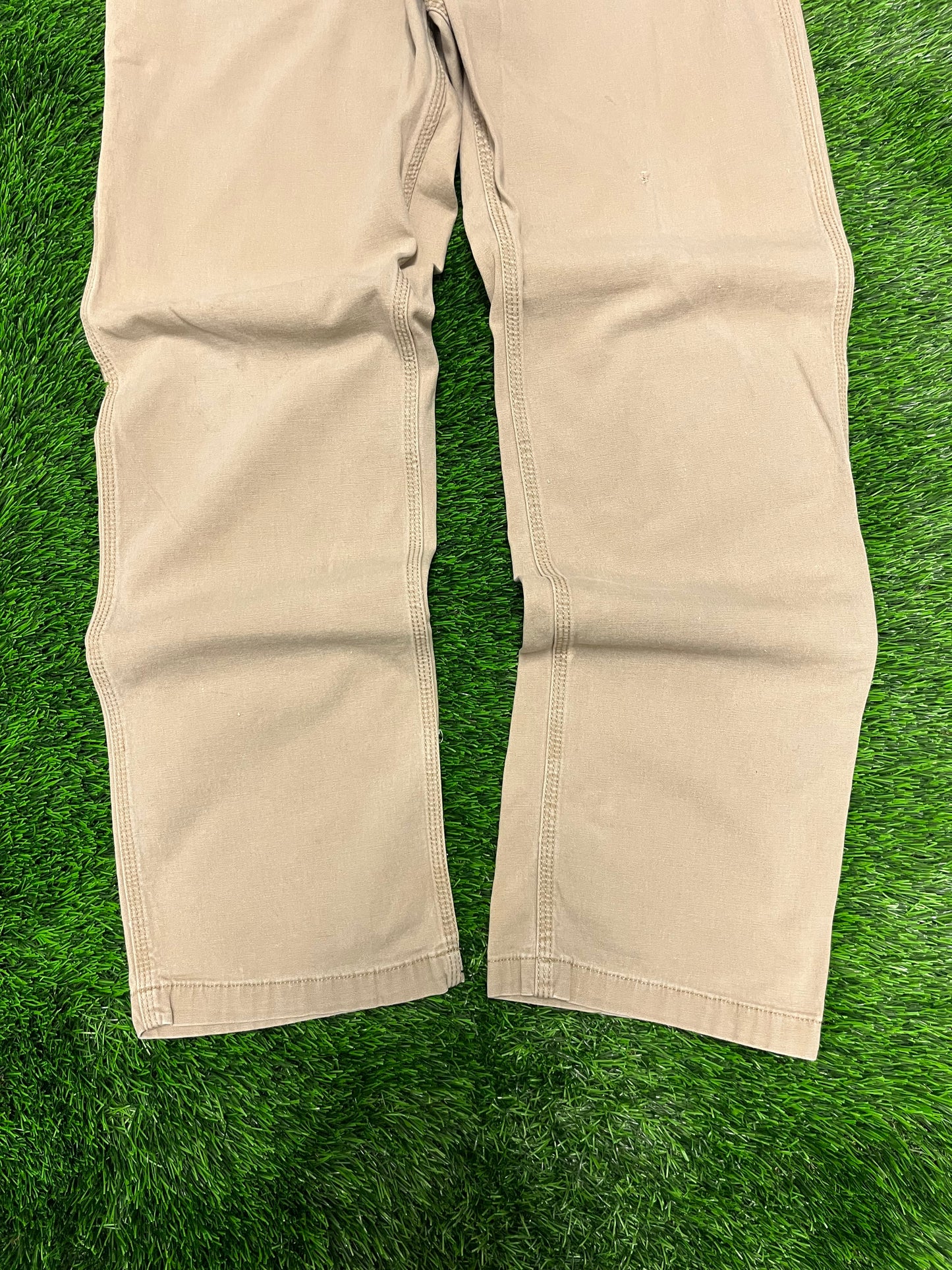 Carhartt Khaki Relaxed Fit Workwear Pants (38 x 34)