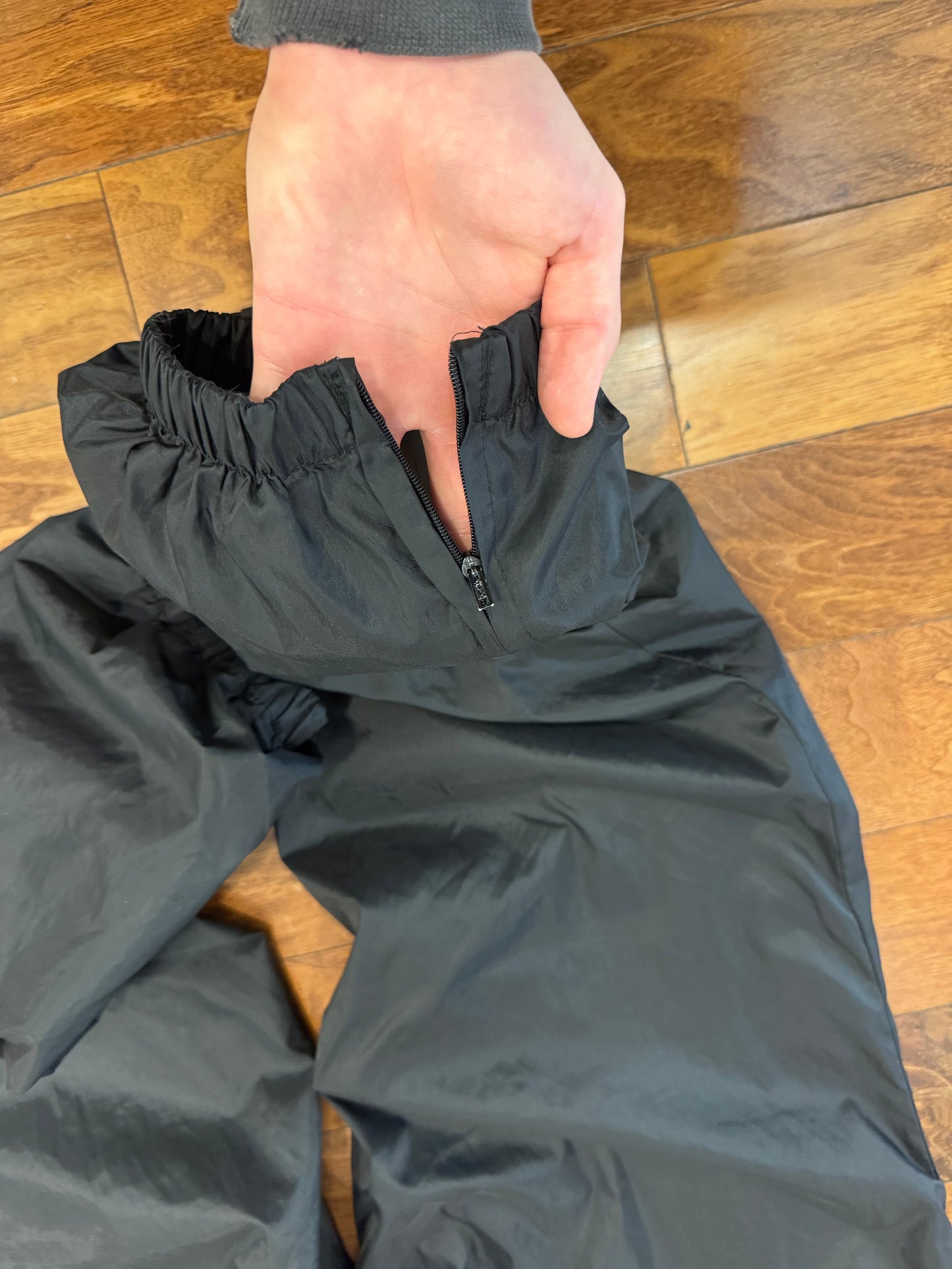 90s Carolina Panthers Game Day Black Essential Track Pants (XL)
