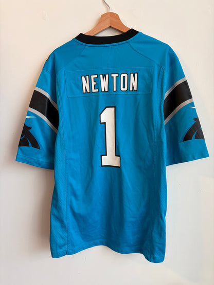 2010s Carolina Panthers Cam Newton Nike Blue Jersey (L)