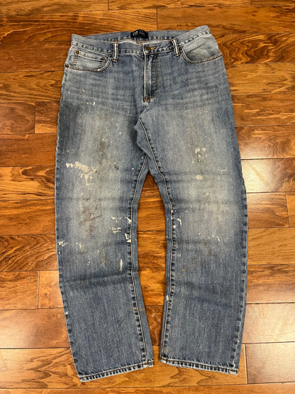00s Gap Paint Splatter Jeans (34 x 32)