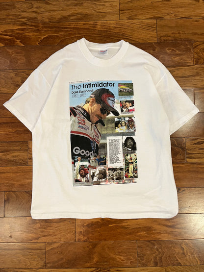 2001 Dale Earnhardt Newspaper Tee (XL)