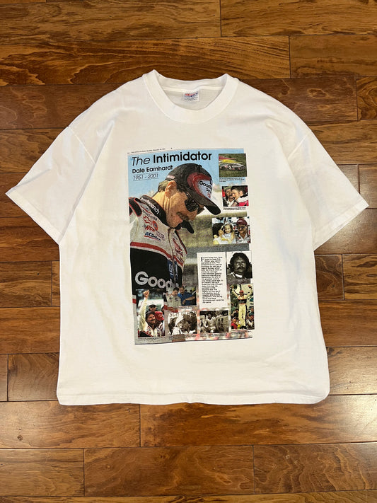 2001 Dale Earnhardt Newspaper Tee (XL)