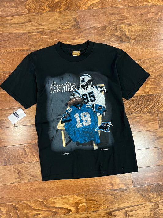 1995 Carolina Panthers Nutmeg Lockeroom Graphic Tee (L)
