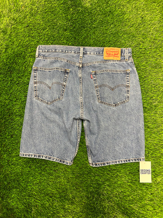 Levi's 505 Blue Jean Shorts (36)