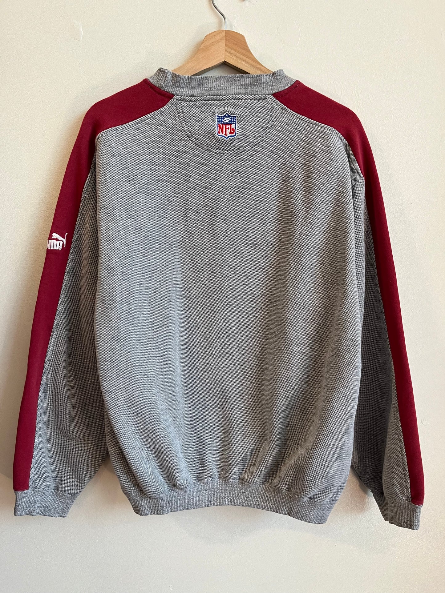 90s Washington Redskins Puma Embroidered Crewneck (L)