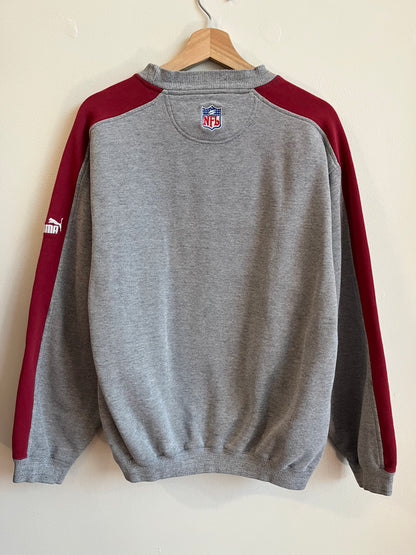 90s Washington Redskins Puma Embroidered Crewneck (L)
