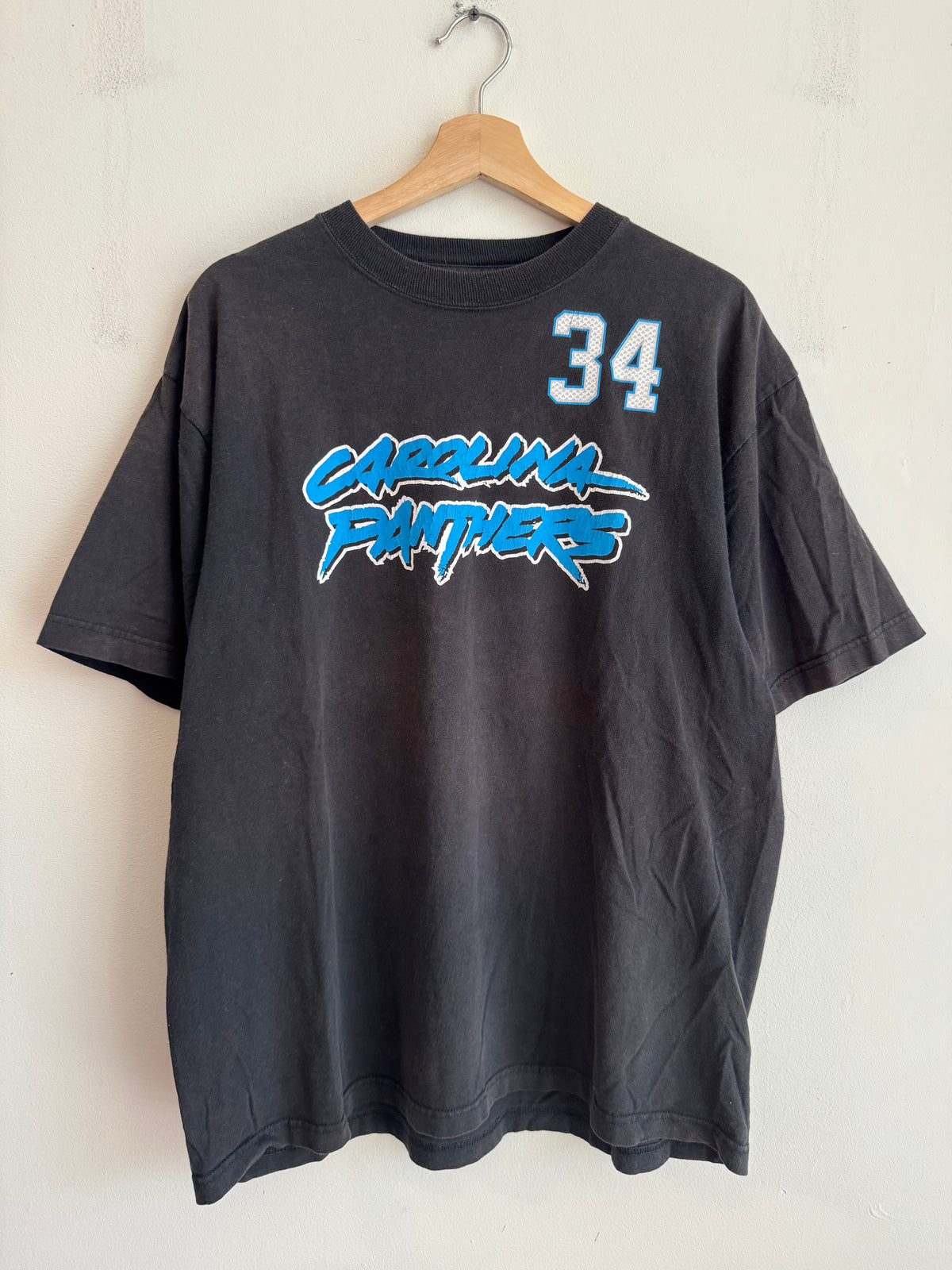 00s Carolina Panthers DeAngelo Williams Cat Scratch Tee (L)