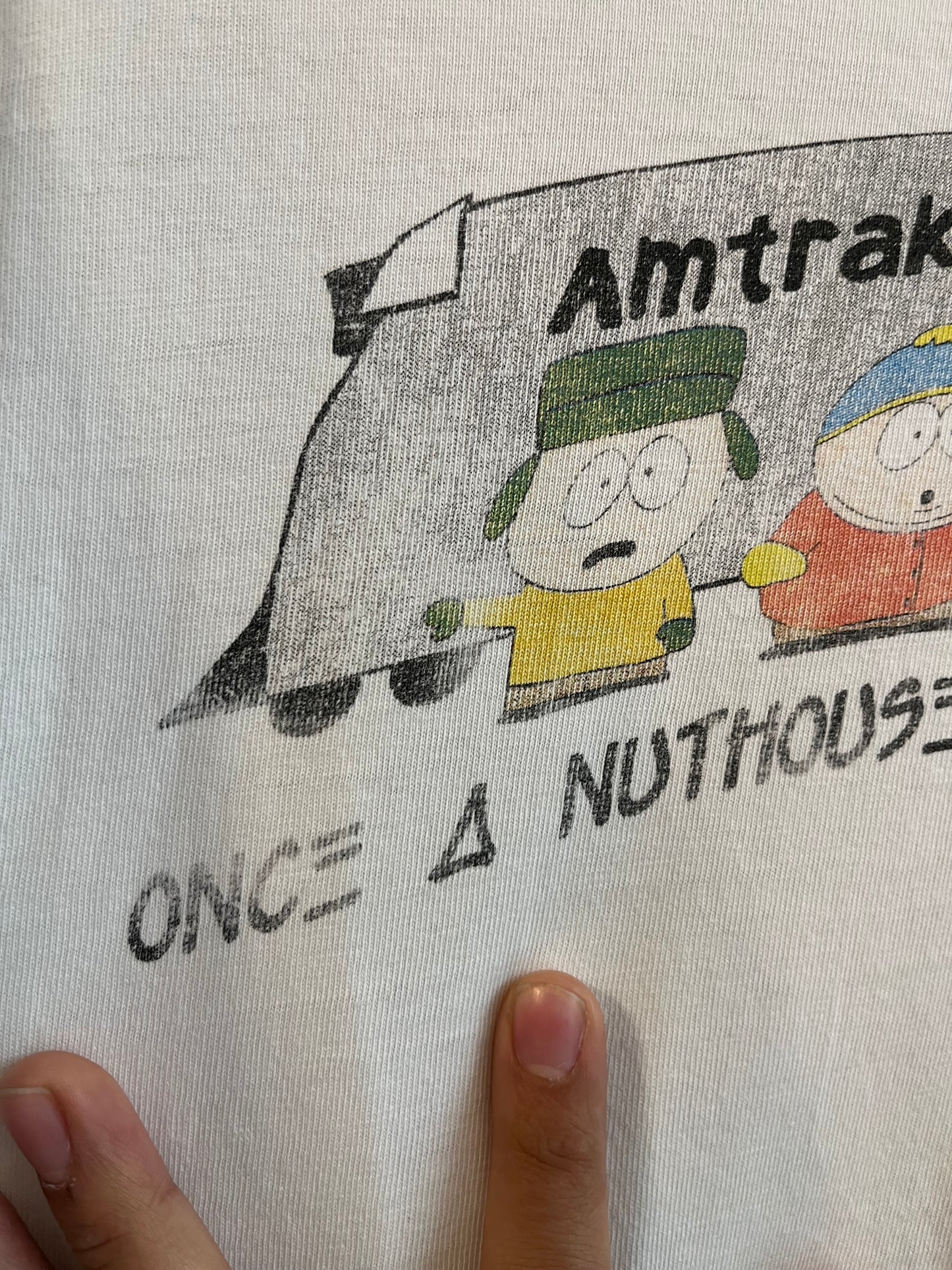 1998 SouthPark Nuthouse Amtrak Parody Tee (XL)