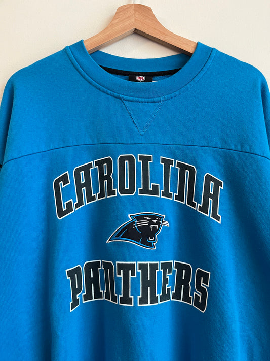 00s Carolina Panthers NFL Team Blue Crewneck (XXL)