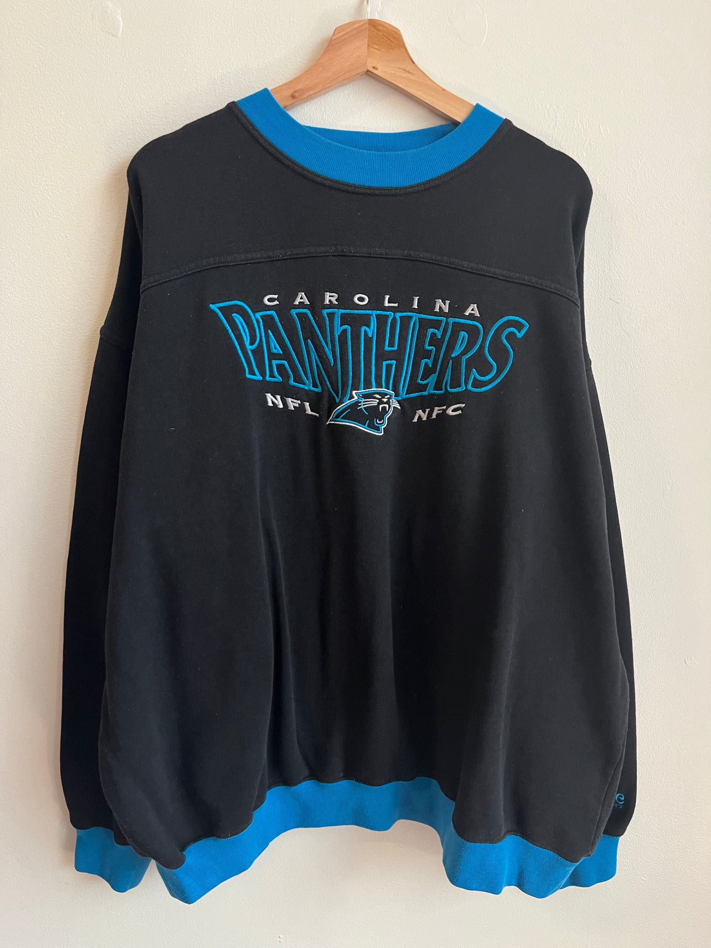 90s Carolina Panthers Lee Sport Embroidered Crewneck (XXL)