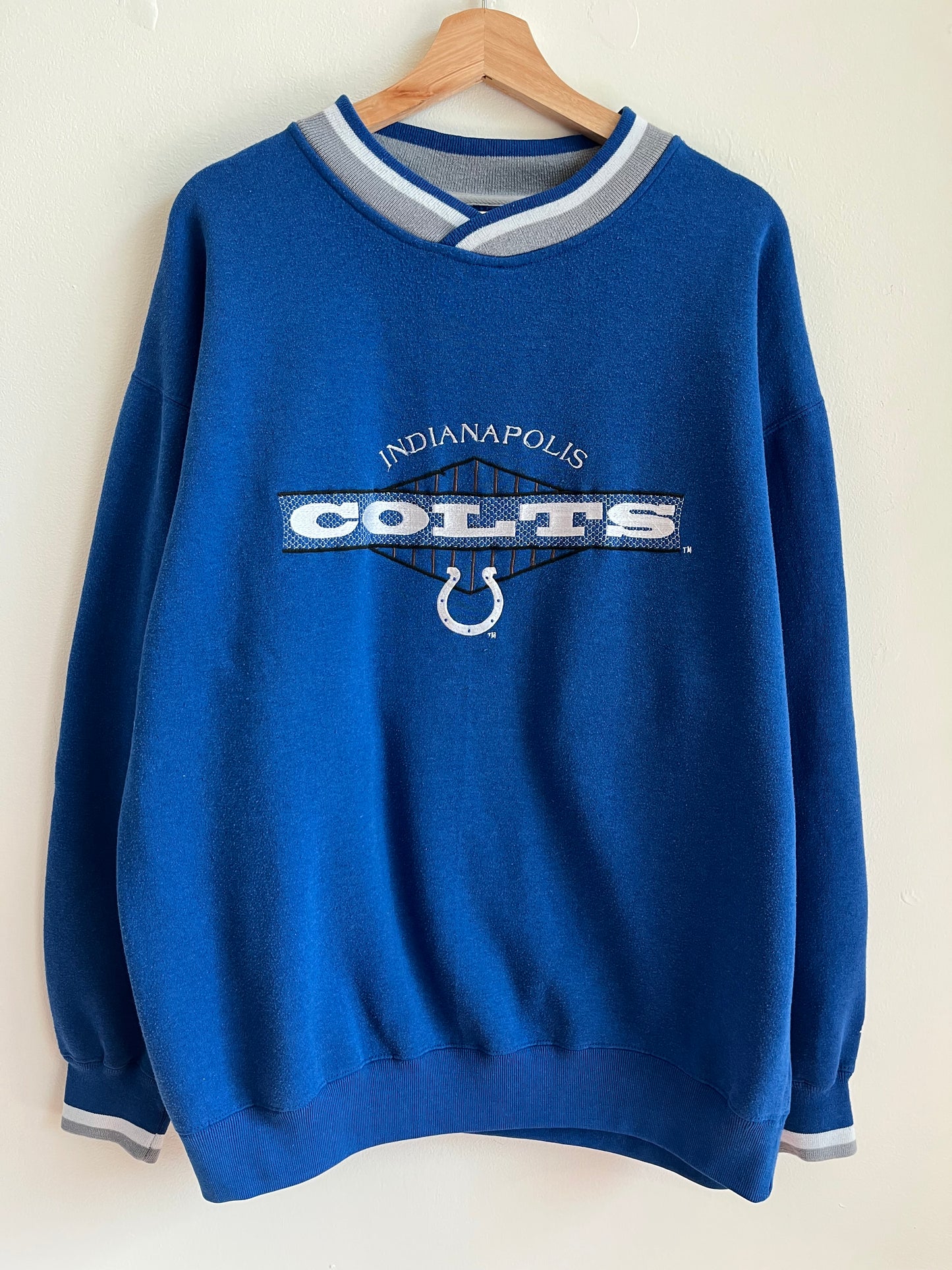 90s Indianapolis Colts NFL Starter Embroidered Crewneck (XL)