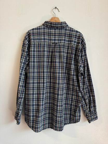 00s Arizona Jeans Multi-Colored Button Up Flannel (L)