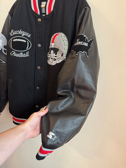 00s Ohio State Buckeyes Rick Ross Starter Jacket (L)