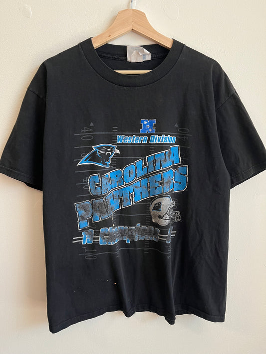 00s Carolina Panthers Faded Western Division Tee (XL)