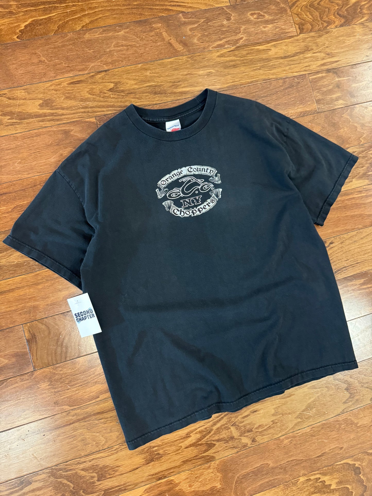 00s Orange County Choppers NY Pug Graphic Tee (XL)