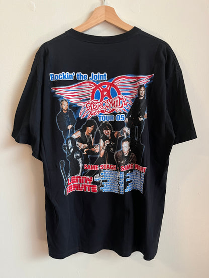 2005 Aerosmith "Rockin The Joint" Music Tour Tee (XL)