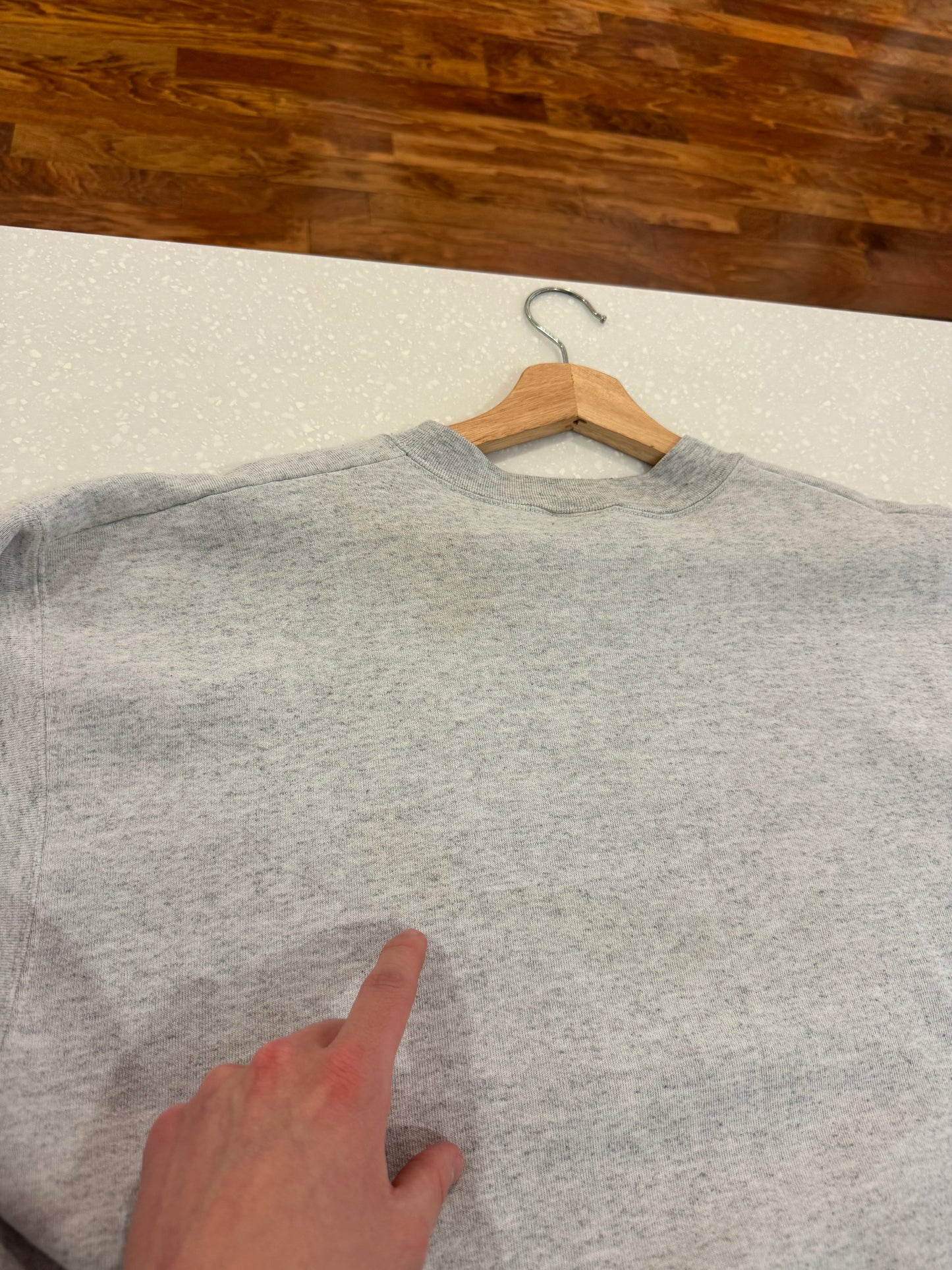 1993 Carolina Panthers Gym Gear Essential Grey Crewneck (XL)