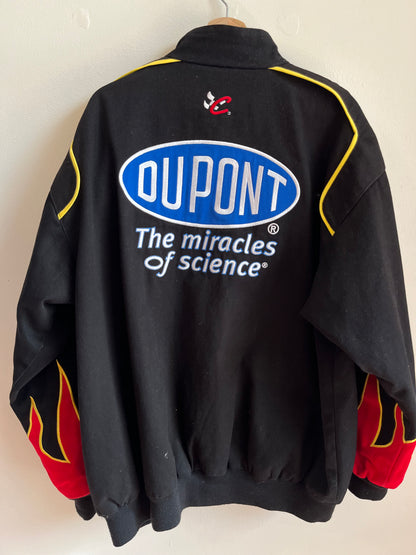 2004 Jeff Gordon Dupont Black Flames Nascar Racing Jacket (XL)