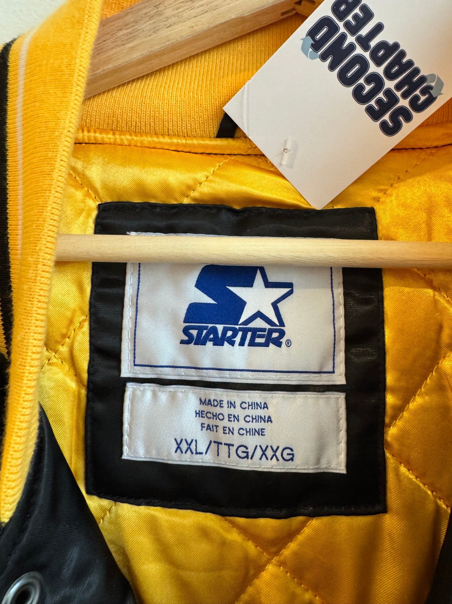 00s Pittsburgh Penguins Starter Satin Jacket (XXL)