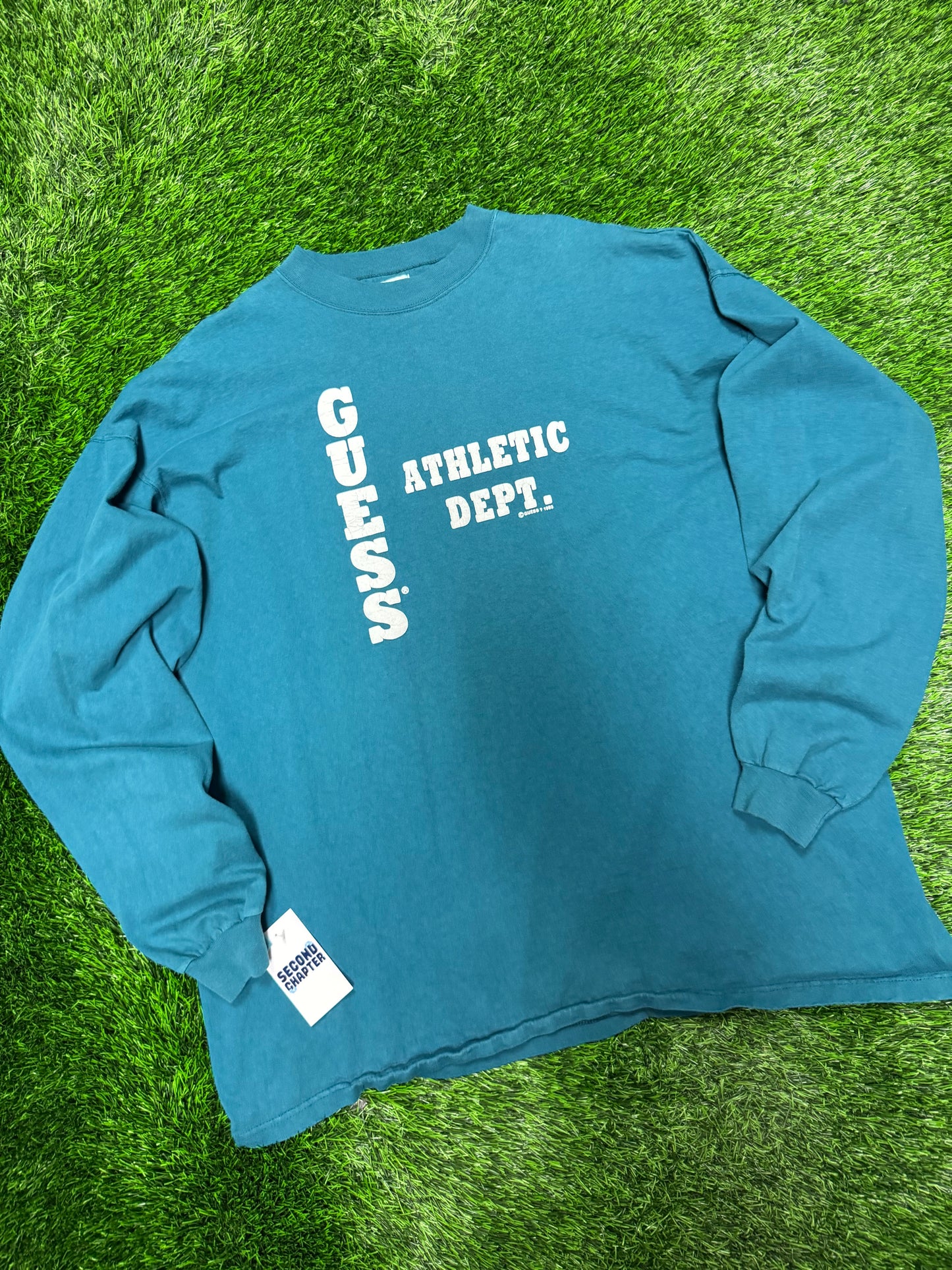1993 Guess Jeans Athletic Dept Long Sleeve Tee (XXL)
