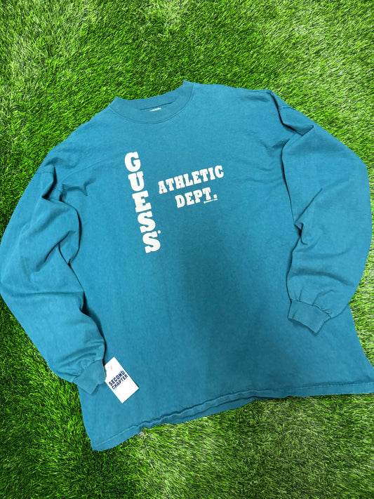 1993 Guess Jeans Athletic Dept Long Sleeve Tee (XXL)